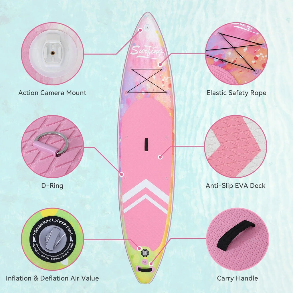 Inflatable Stand Up Paddle Board 11' with Backpack M2288