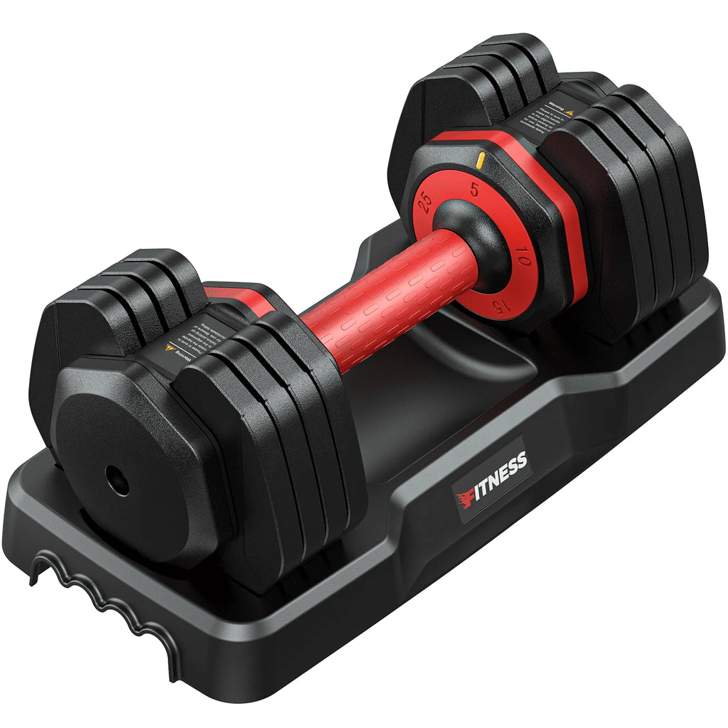 5 in 1 Adjustable Dumbbell Set with Rack B3093