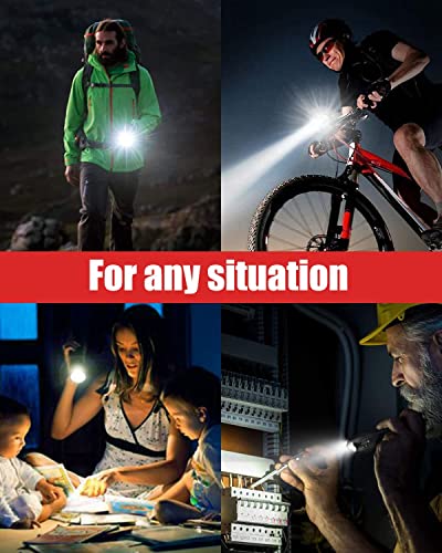 LED Flashlight 2 Pack, 2000 Lumens Waterproof Zoomable Flashlight F32857
