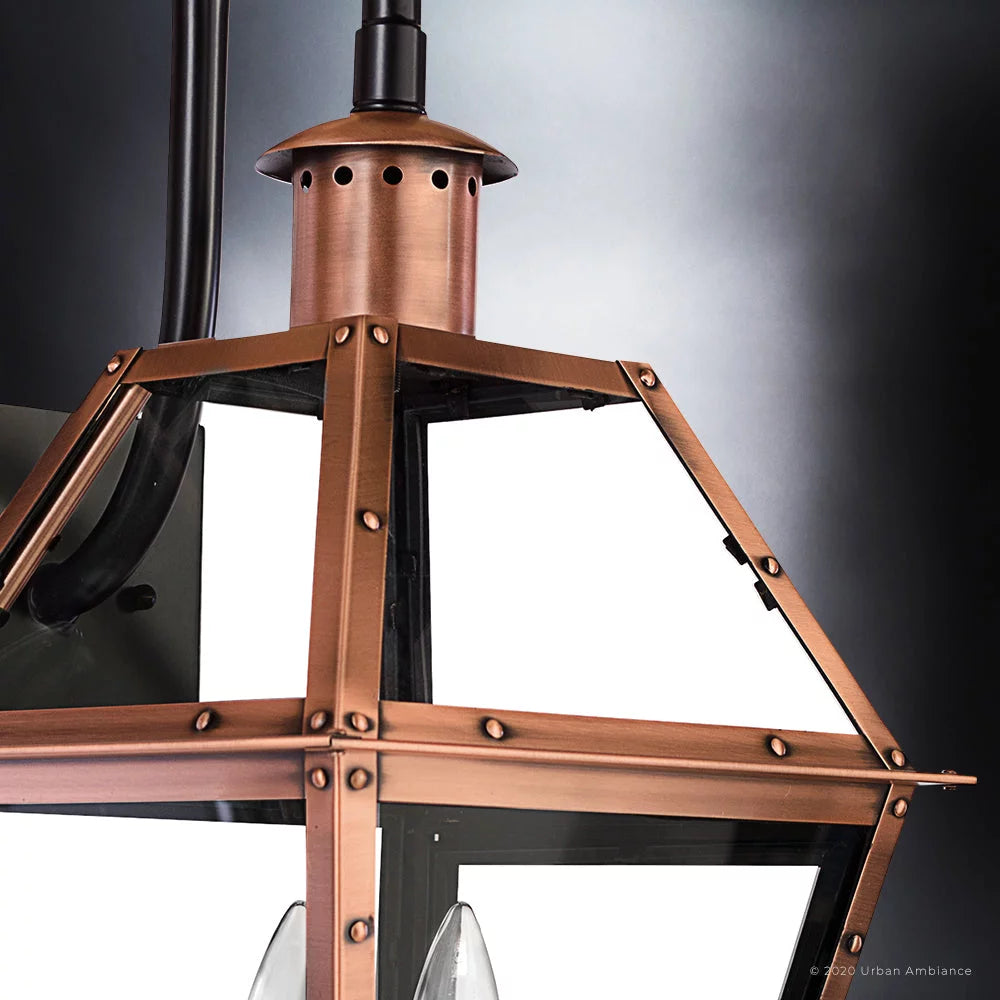 Outdoor Wall Sconce with Clear Glass O53725