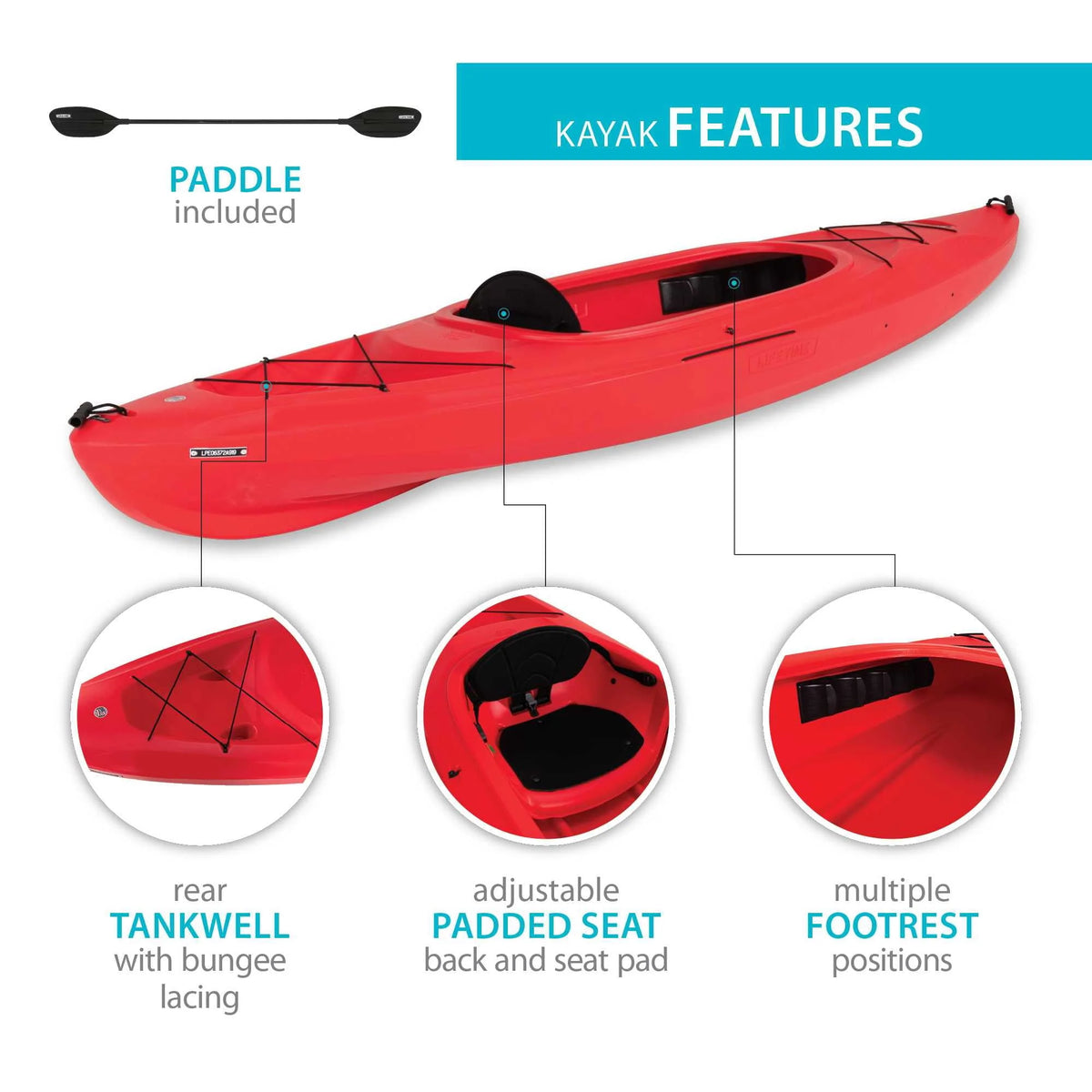 10 ft Sit-Inside Kayak V8049