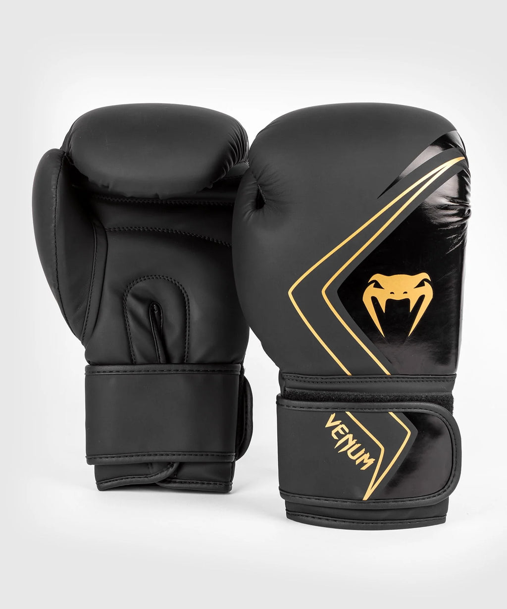 Black Gold 12 oz Boxing Gloves V158