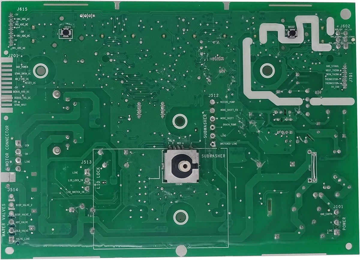 Remanufactured Laundry Washer Control Board A3054
