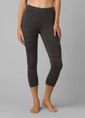 Charcoal Stripe Capri H808