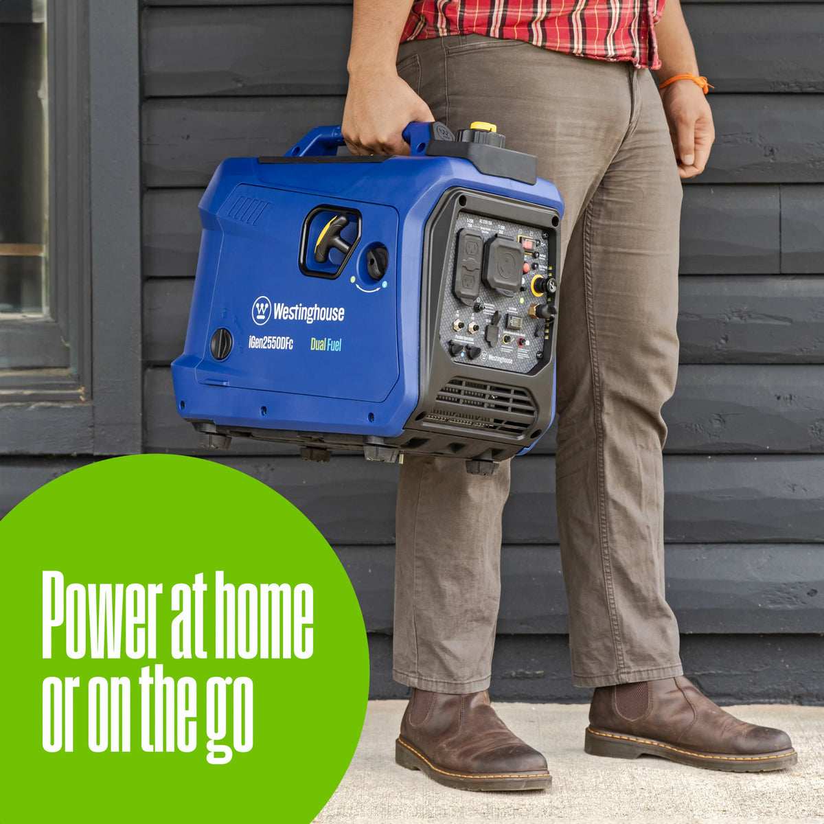 2550 Peak Watt Dual Fuel Portable Inverter Generator A638977