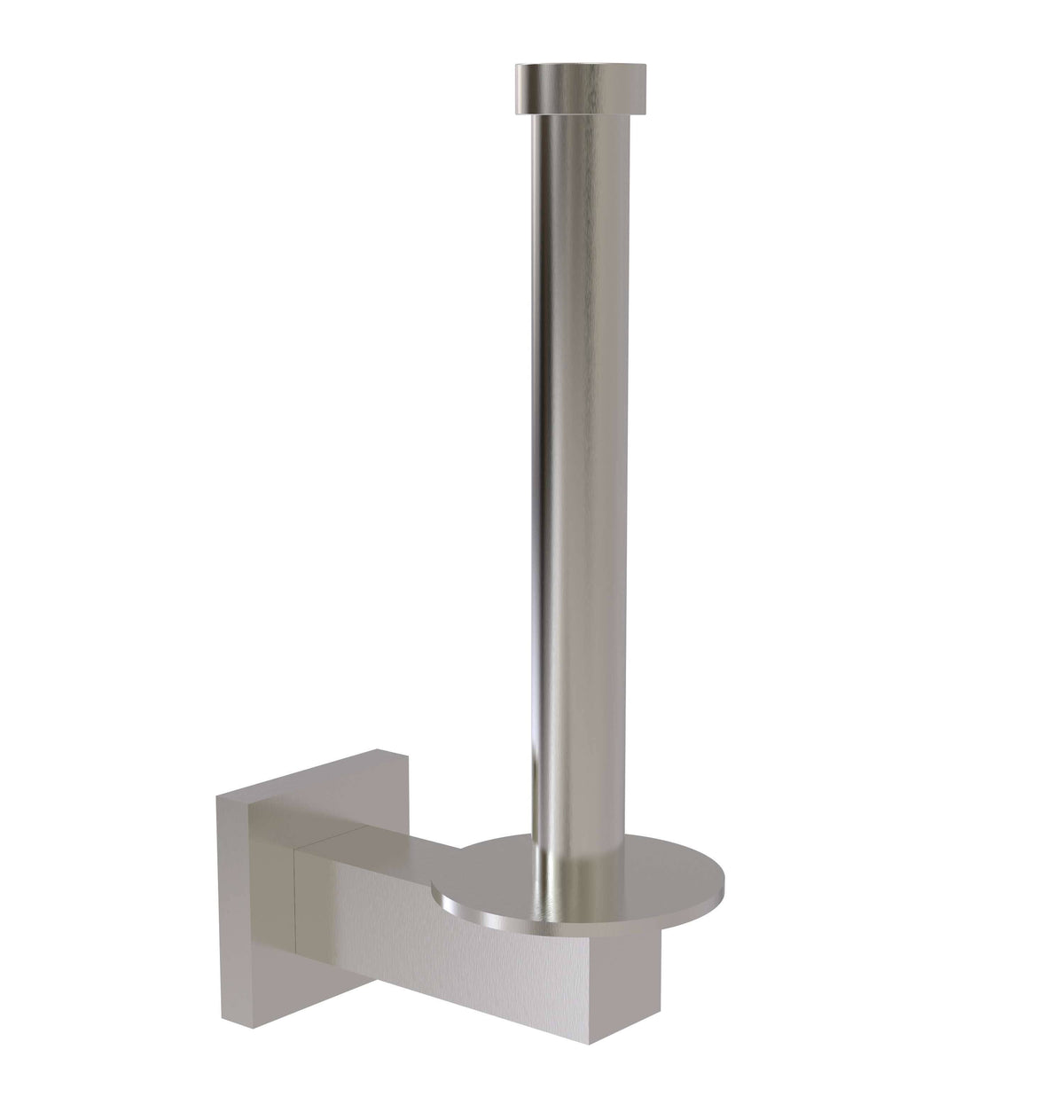 Satin Nickel Upright Toilet Tissue Holder B173