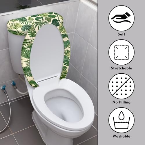 Polyester Fabric Christmas Theme Toilet Seat Cover Set G537