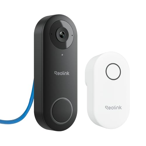 2K PoE Video Doorbell Camera with Chime L336137