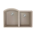 Granite 31-in Undermount Kitchen Sink in Cafe Latte U1518