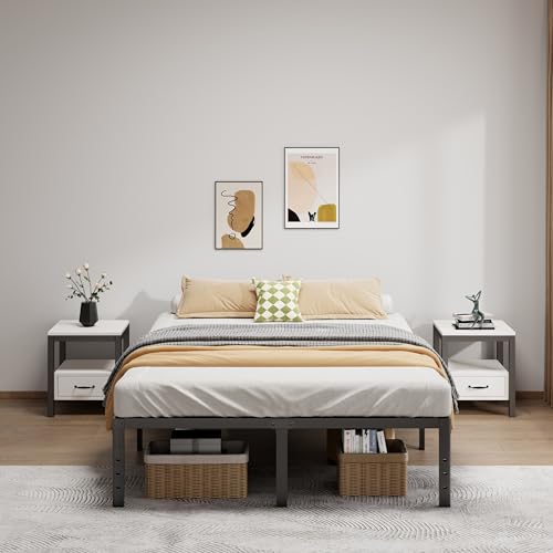 14 Inch Heavy-Duty Full Size Metal Bed Frame Y4840