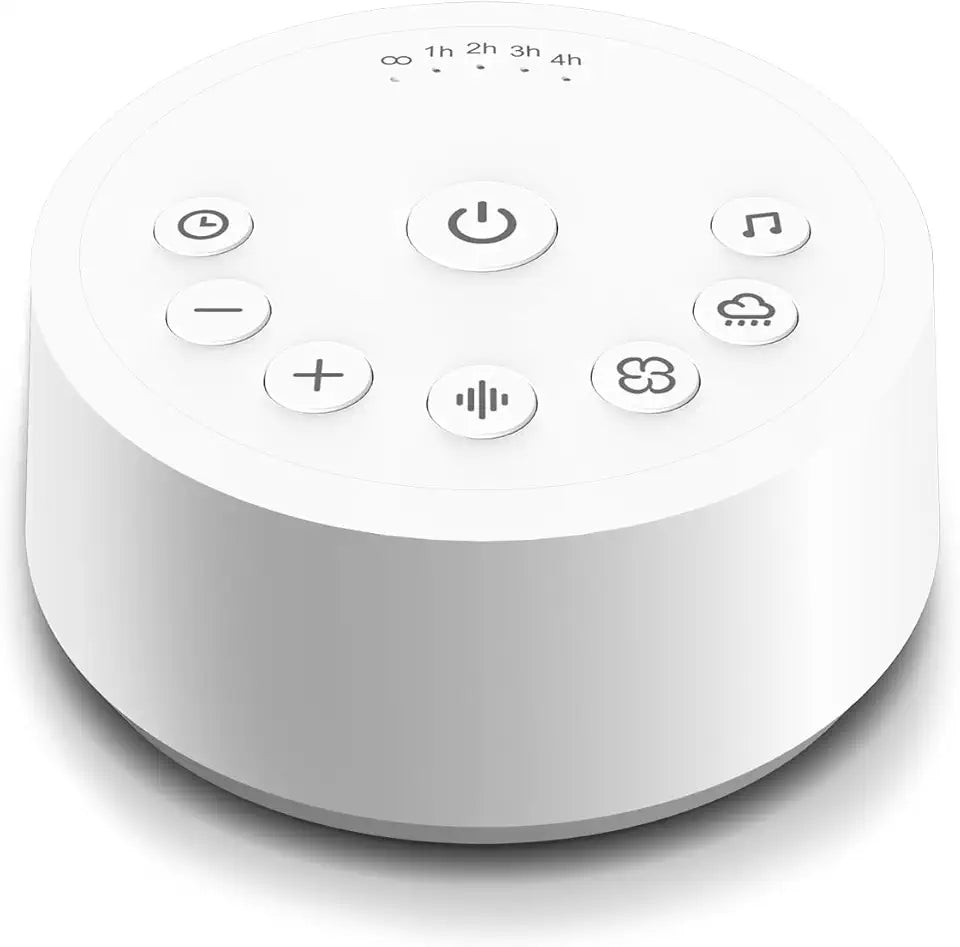 White Noise Sound Machine with 25 Soothing Sounds M24538