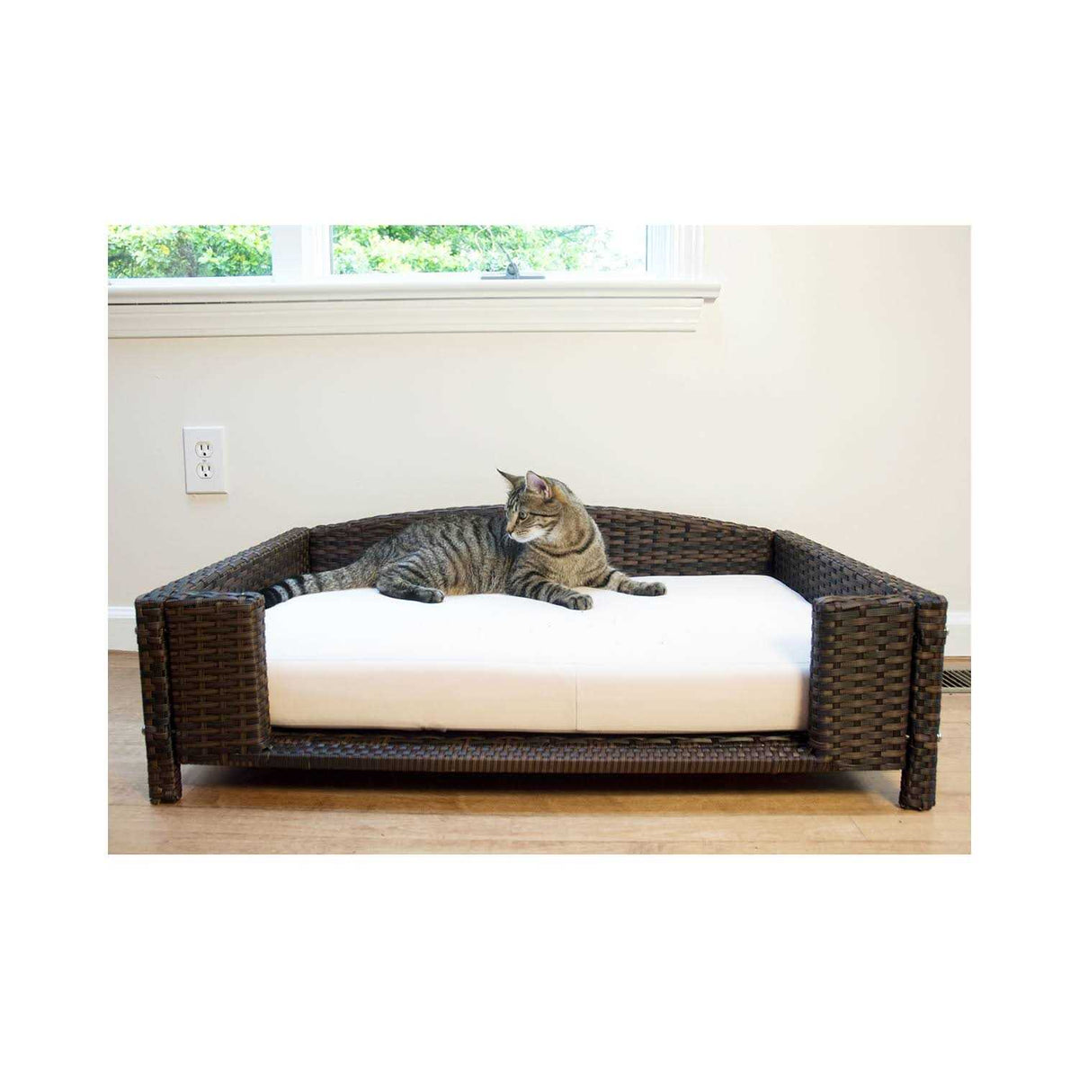 Rattan Rectangular Pet Sofa S530242