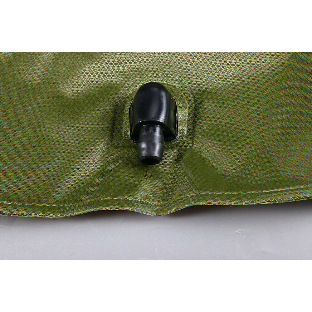 5 Gallon Solar Heated Camping Shower Bag with Removable Hose, Green PVC I80285