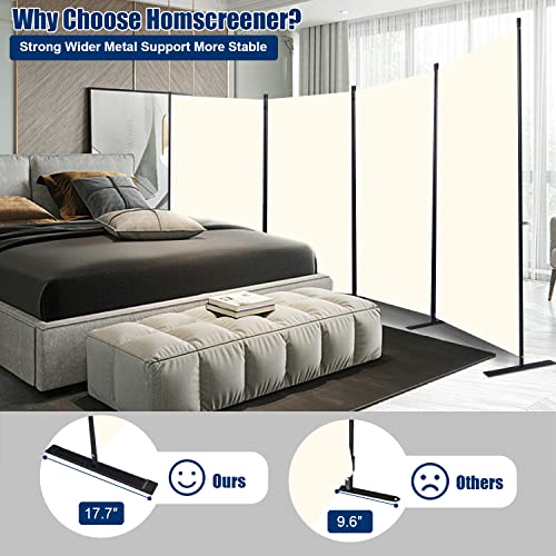 6FT 4 Panel Fabric Room Divider L1582