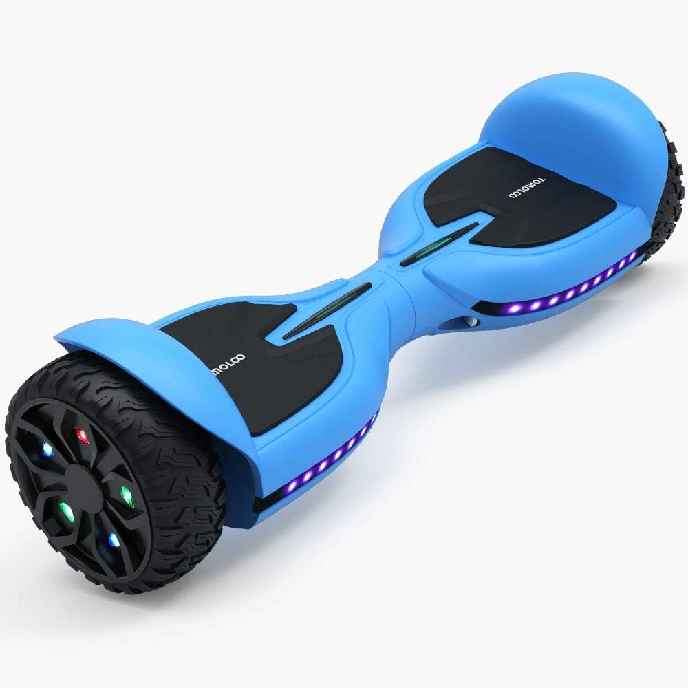 6.5-in Flashing Solid Wheel Electric Self Balancing Scooter with Bluetooth Speaker X85250
