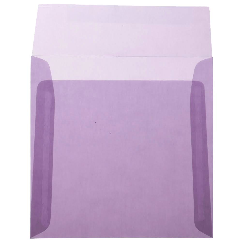 Purple Square Invitation Envelopes - 1000/Carton M7653