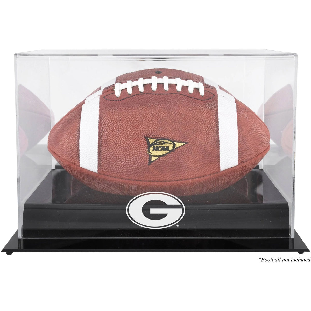 Black Football Display Case T4941
