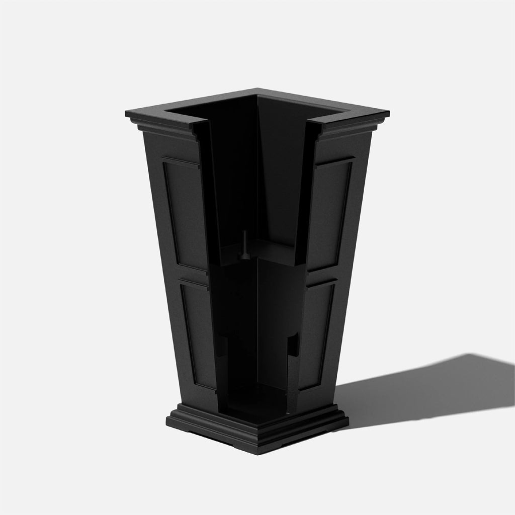 Black 28" Plastic Planter U656