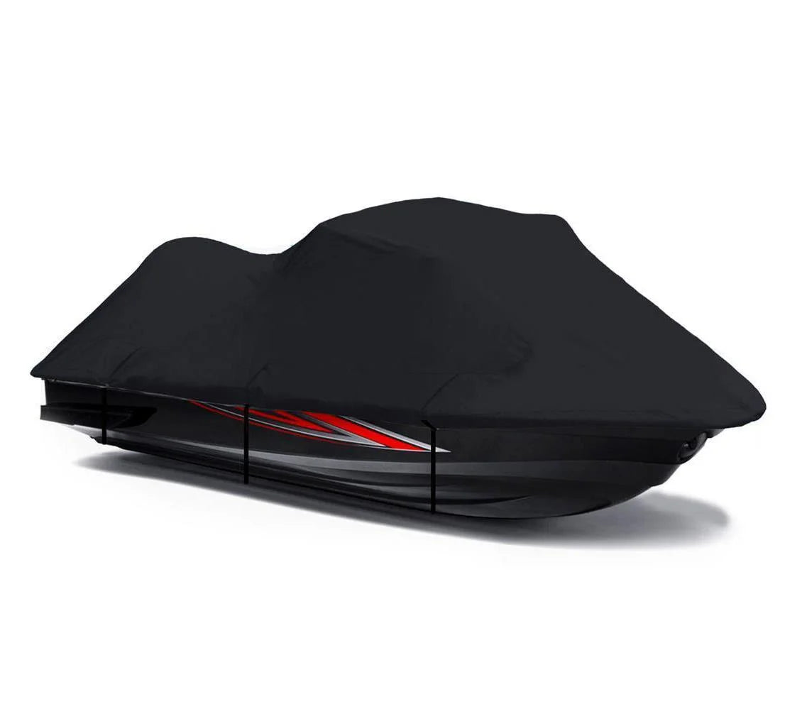 Black 600 Denier Jet Ski PWC Cover 2 Seater Q48756