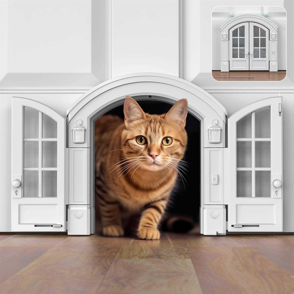 Cat Door for Cats Up to 20 lbs U8289