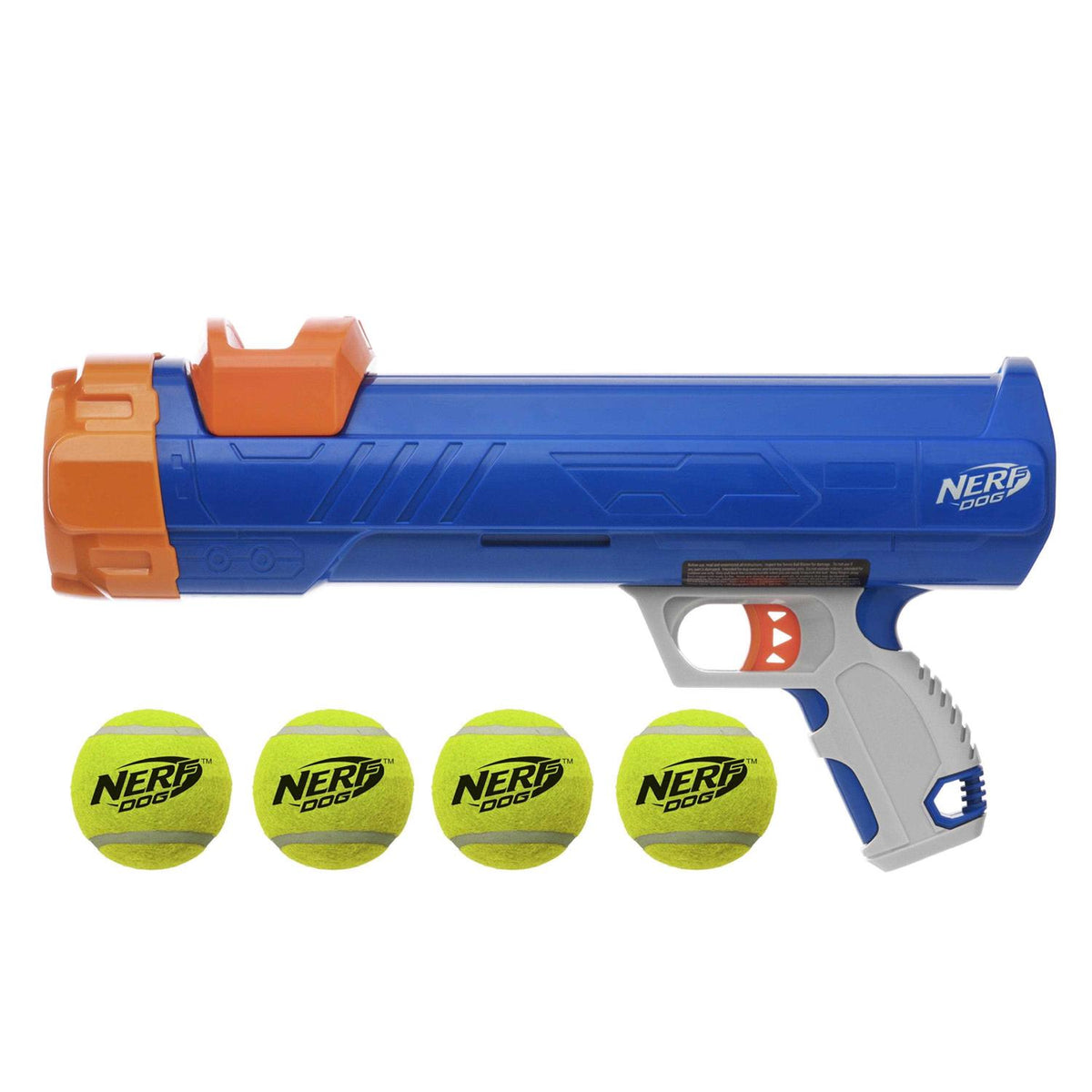 16” Tennis Ball Blaster Dog Toy with 4 Balls Y381072