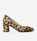 Black Block Heel Pump T530