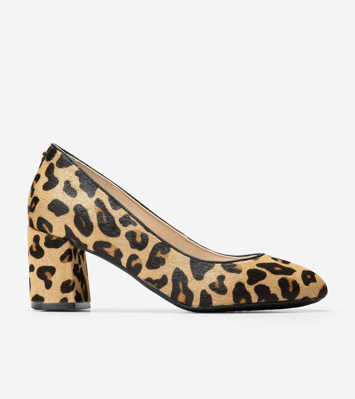 Black Block Heel Pump T530