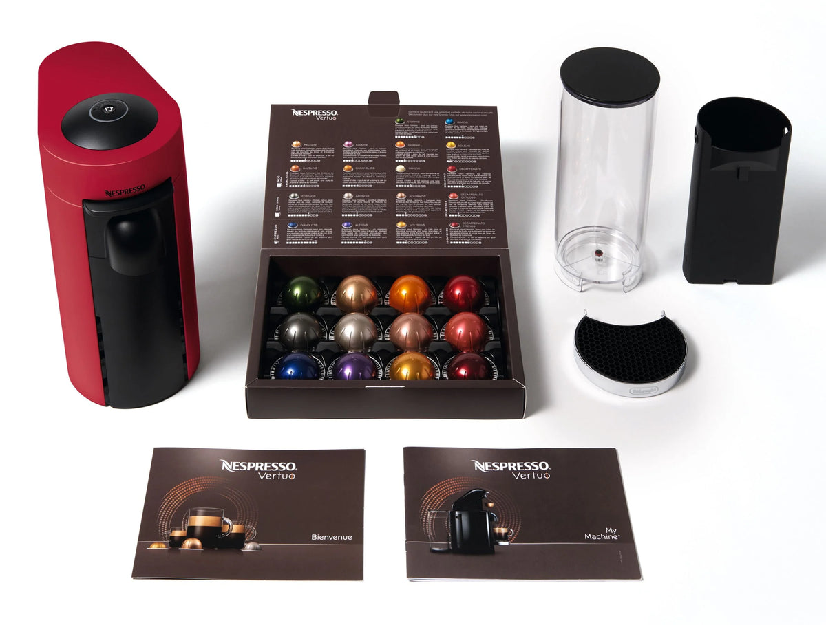Cherry Red Coffee and Espresso Maker E307