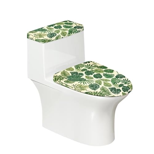 Polyester Fabric Christmas Theme Toilet Seat Cover Set G537