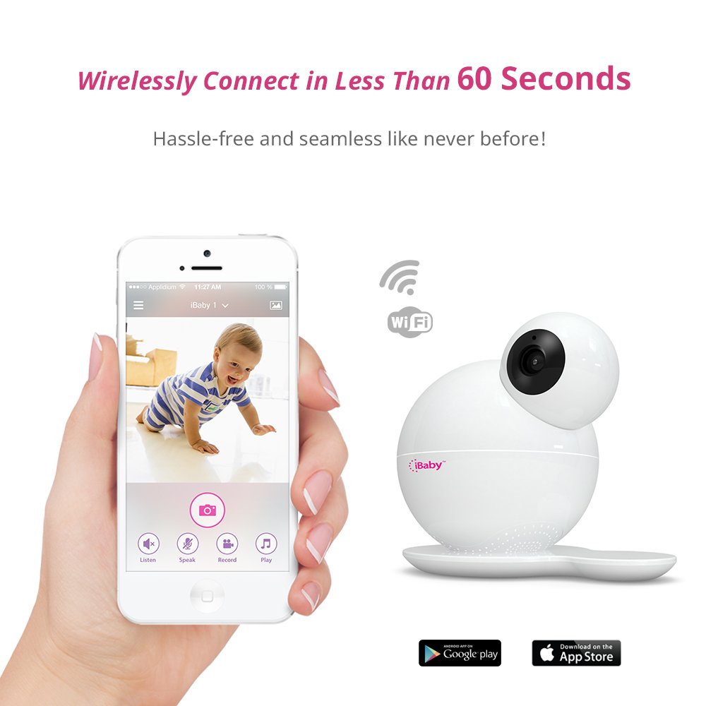 Wi-Fi Wireless Digital Baby Video Camera with Night Vision P1000