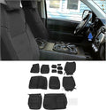Black Leather Seat Covers V11151
