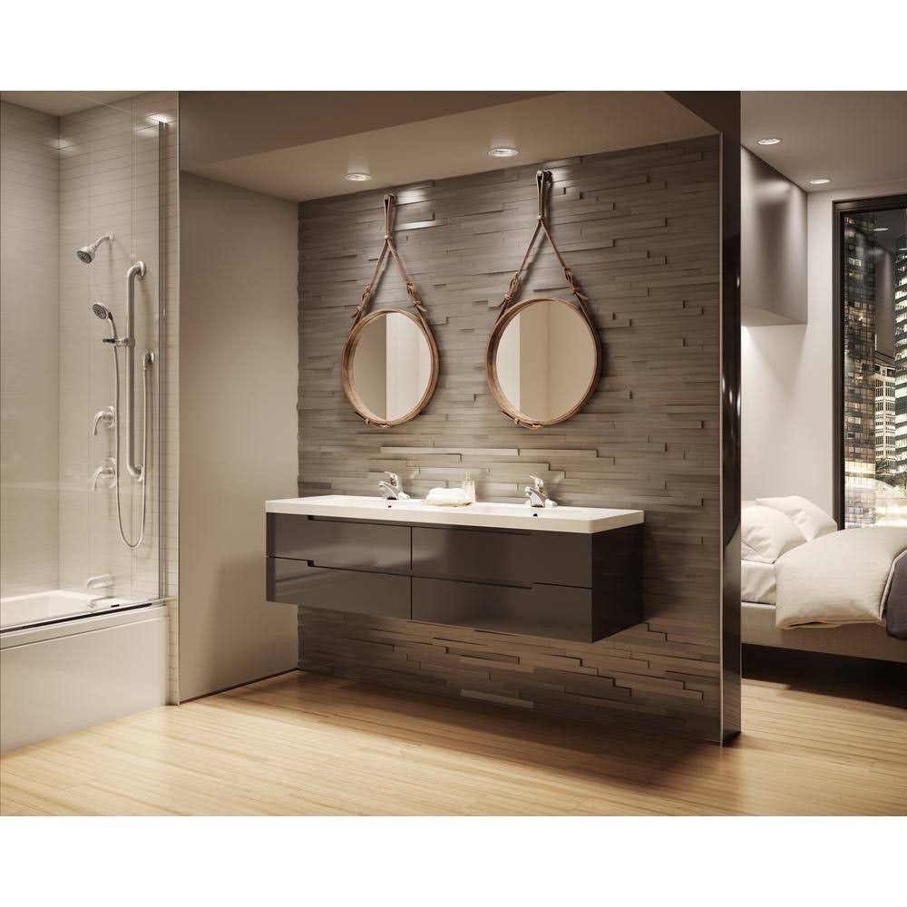Satin Nickel Tub and Shower Trim Package D7968