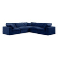 Navy Velvet Modular Sectional I5711