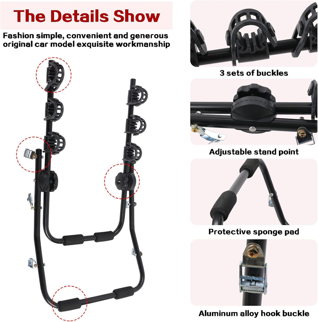 3 Bike Trunk Mount Bike Racks Pack of 2 R260