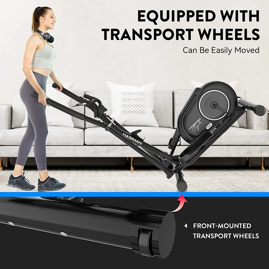Silent Magnetic Elliptical Bike Stationary Exercise Machine R1937