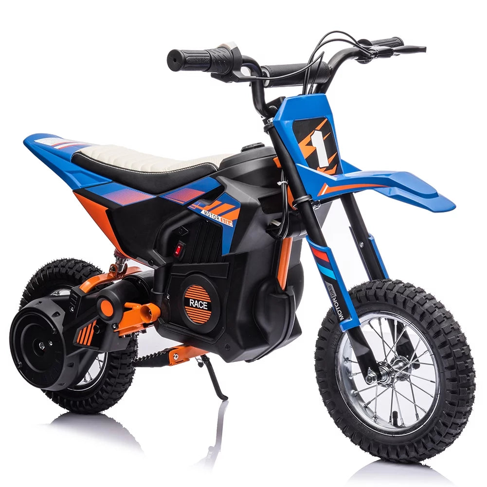 24V 250W Electric Off-Road Motorcycle Green O750395