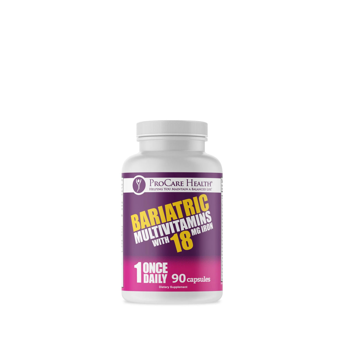 Bariatric Multivitamin Capsule 18mg 90 Count I651