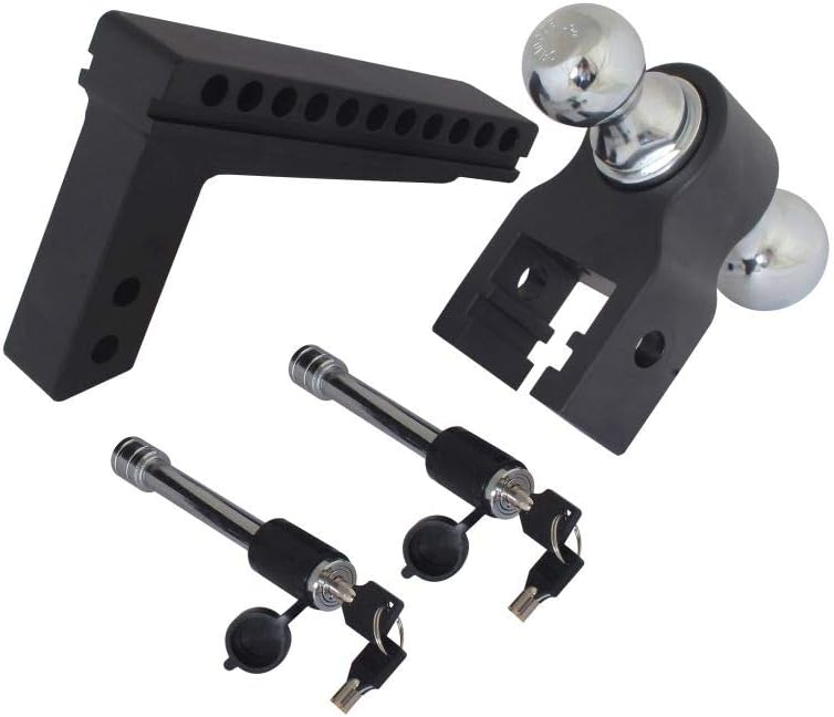 Blackout Aluminum 2 and 2.5/16 Ball Drop Hitch T93669