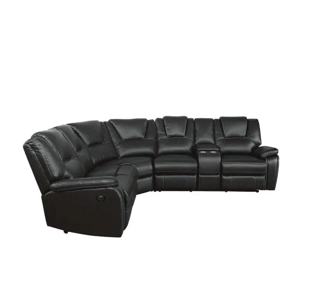 5 Piece Sectional Sofa with 2 Power Recliners C150