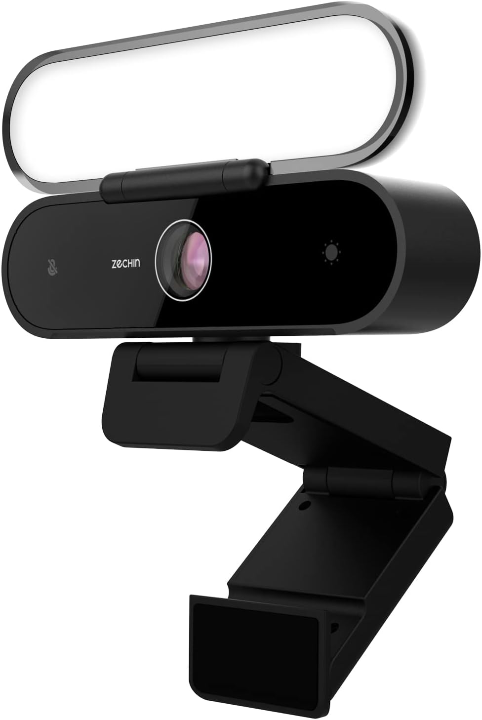 5-in-1 Full HD 1080P Webcam with Light, Microphone & Speakers, Pack of 2 V72613