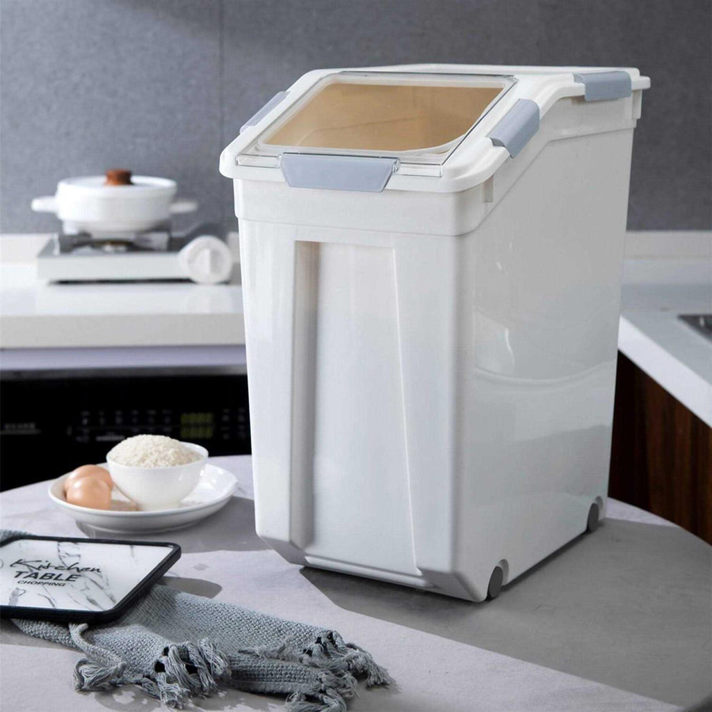Pet Food Storage Container with Measuring Cup O824