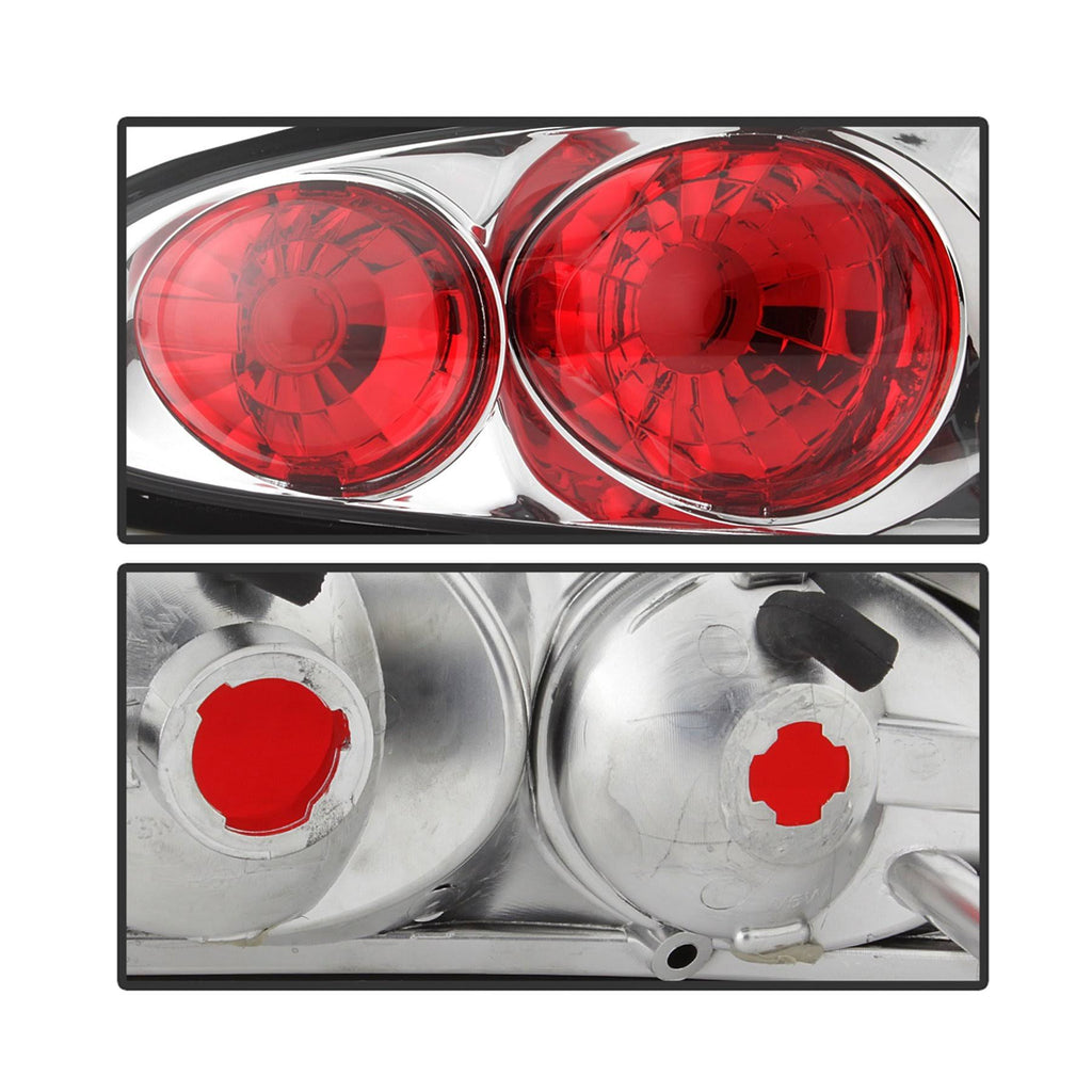 Euro Style Tail Lights Chrome H240