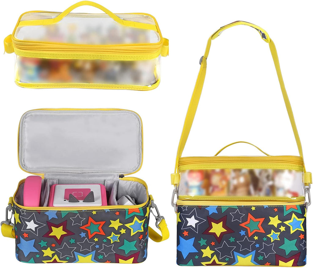 Transparent Carrying Case with Bottom Magnet Design T9588