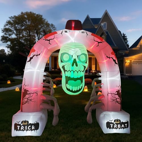 8FT Halloween Inflatable Archway with LED Lights N16888