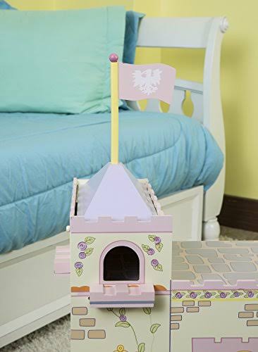Wooden Fairytale Castle on Lazy Susan D6893