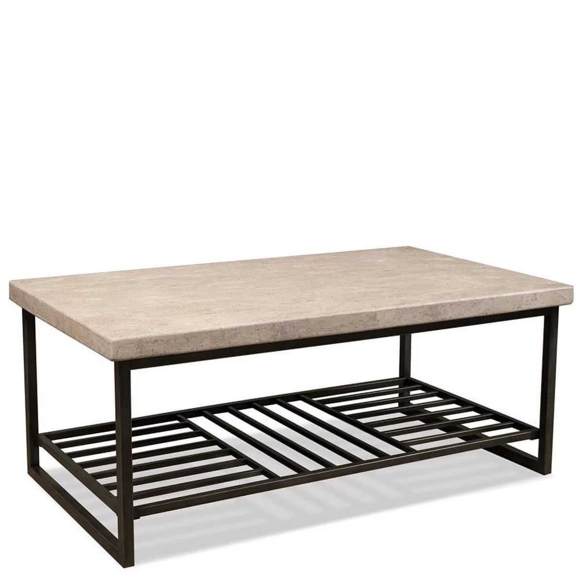 Contemporary Coffee Table in Alabaster Travertine V3613